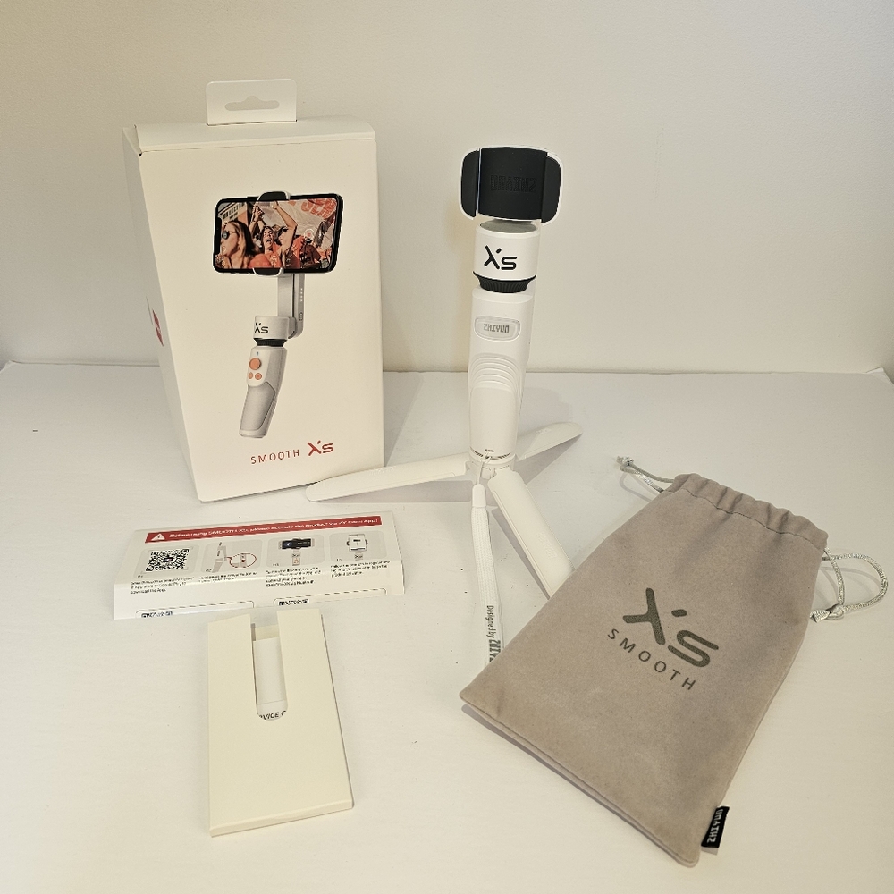 Zhiyun Smooth Xs white smart phone stabilizer gimbal